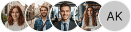 Trading review block on Gem Wealthholm featuring multiple investor profile avatars